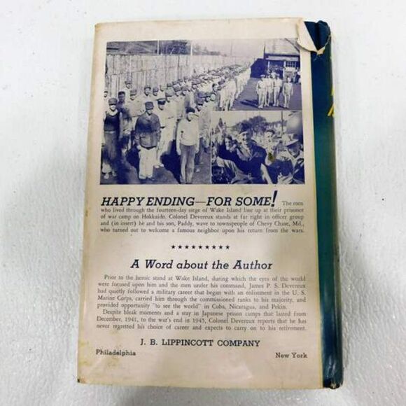 Vintage Book The Story Of Wake Island James P.S. Devereux 1947 Hardcover - Picture 3 of 4